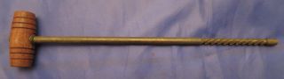 Luger Navy Brass Cleaning Rod.  Zig Zag 1904 To 1918 Issue.