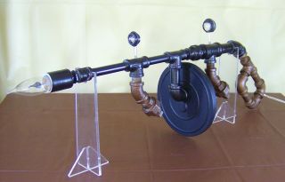 Thompson Submachine Gun Lamp - Designed With Metal Pipe