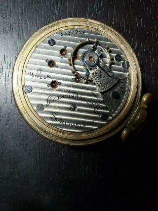 Two Illinois Pocket Watches.  One 18 size 17 Jewel,  and a 16 size 7