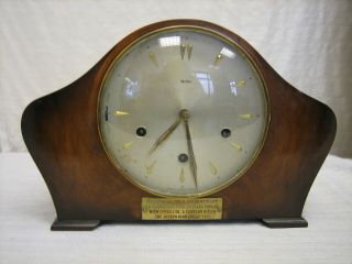 Smiths Mantle Clock With Three Train Chiming Or Silent Movement D - 0085 - Cc - W21