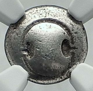 Thebes In Boeotia Authentic Ancient Silver Greek Coin Shield Amphora Ngc I78722