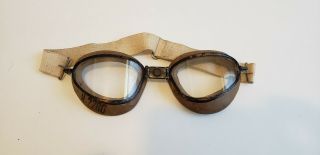 Wwii Us Army Air Corps Aaf An - 6530 Flight Goggles Charles Fischer Co.