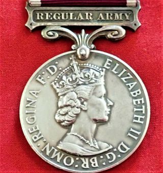 Post Ww2 British Army Long Service & Good Conduct Medal 1953 988380 Sergt Watson