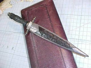 Rare Antique / Ancient Ornate European Dagger From Wwii Veterans Estate