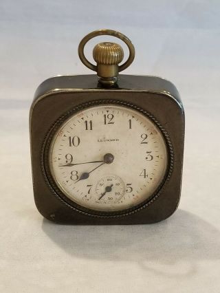 Rare Antique Early 1900 ' s Leonard,  Brown & Co.  (Boston,  Mass.  USA) Pocket Watch 3