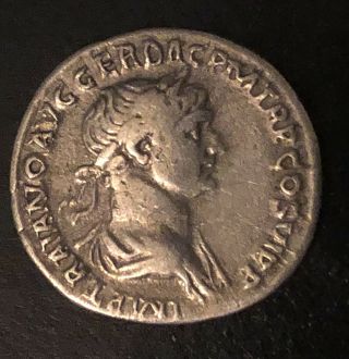 Ancient Roman Silver Coin: Denarius Of Trajan (98 - 117) Rare Xf,  Bonus
