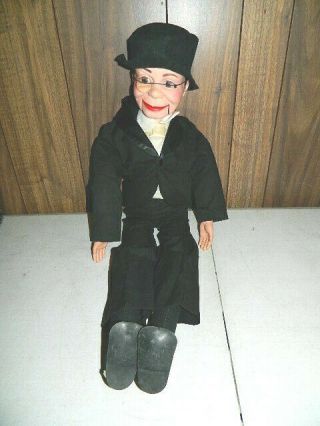 Vintage 1977 Juro Novelty Charlie Mccarthy Ventriloquist Dummy Doll