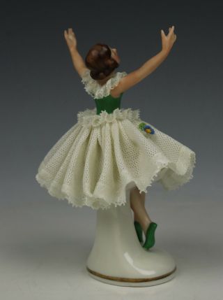 Ackermann & Fritze Dresden lace figurine 