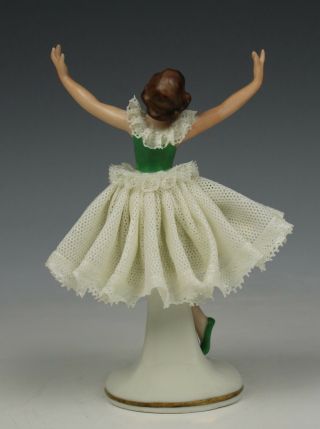 Ackermann & Fritze Dresden lace figurine 