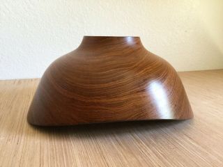 Mid Century Teak Bowl Designed By Finn Juhl for Kay Bojesen Denmark Signed 7