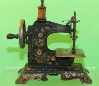 Antique Toy Sewing Machine All Metal Great Old Toy