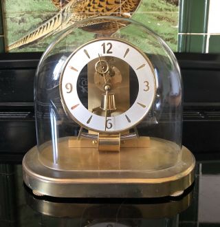 Kundo Kieninger & Obergfell Elecromagnetic German,  Glass Dome Clock