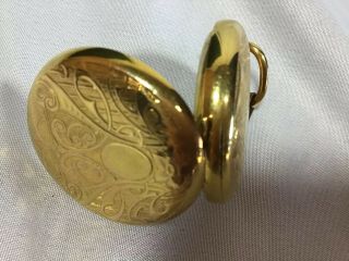 Vintage Arnex Ladies Pocket Watch Pendant Incabloc 17 Jewels 3
