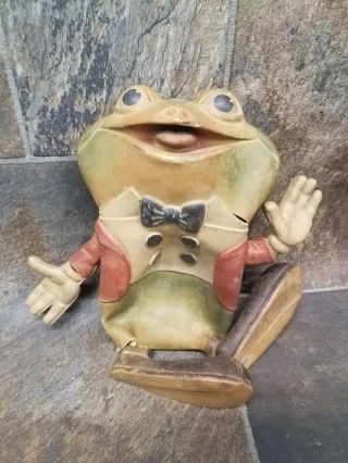 Rare 1948 Ed Mcconnell Rempel Froggy The Gremlin Rubber Frog Squeaky Toy