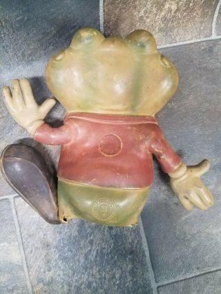 RARE 1948 ED MCCONNELL REMPEL FROGGY THE GREMLIN RUBBER FROG SQUEAKY TOY 2