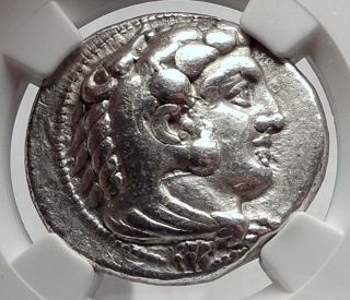 Alexander Iii The Great 325bc Tetradrachm Silver Ancient Greek Coin Ngc I63342