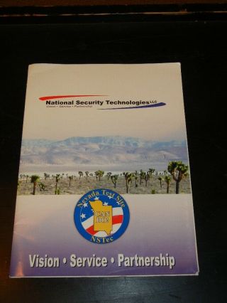 Nevada Test Site Nuclear Testing Programs Document 2013 Atom Bomb