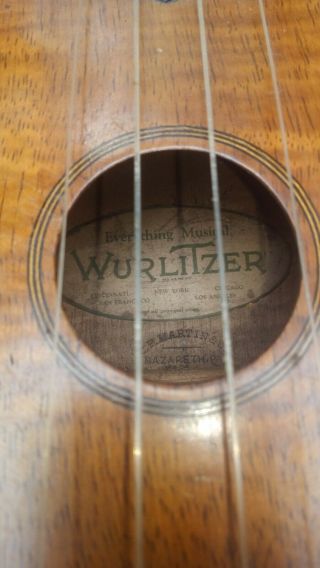 ukulele 1920 ' s martin wurlitzer antique 2