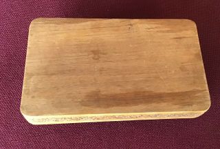 Vintage and Unusual Hand Carved Wooden Box With Interesting Design 5