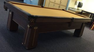 Antique 1908 Brunswick Balke Collender 9ft Table: $1,  500 or B/O 2