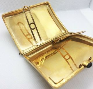 Vintage / Antique 18K Gold Cartier Cigarette Case circa 1930 small 2 1/2 