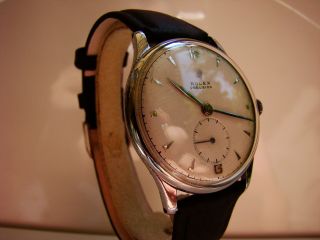 VINTAGE ROLEX SS VINTAGE PRECISION 3540 MENS DRESS WATCH 1940s 2