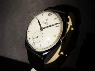 VINTAGE ROLEX SS VINTAGE PRECISION 3540 MENS DRESS WATCH 1940s 7