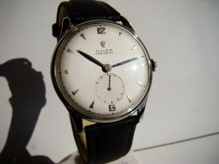 VINTAGE ROLEX SS VINTAGE PRECISION 3540 MENS DRESS WATCH 1940s 8