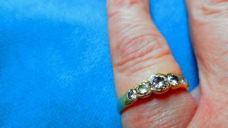 Vintage 18 Ct Gold And Diamond Ring N33922