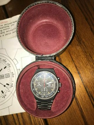 Vintage 1970s Orfina Porsche Design 7176S Chronograph Watch Box Paper 4