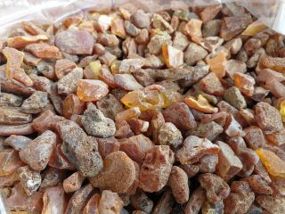 Ancient Baltic natural amber raw stones 1 kilogram.  AMBER 6