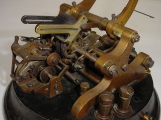 Antique 1873 Edison 3 - A Western Union Gold & Stock Telegraph Ticker Tape Machine 11