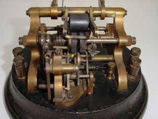 Antique 1873 Edison 3 - A Western Union Gold & Stock Telegraph Ticker Tape Machine 4