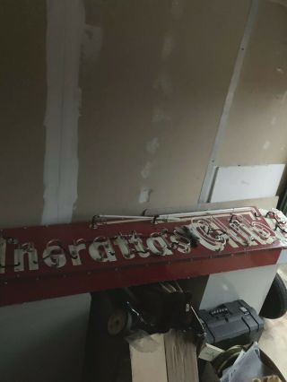 Great Antique Ingratta’s Club & Bar Neon Sign Only 5 Day 5