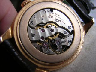 Vintage Patek Philippe 18k Pink Gold Case Circa 1950 Wristwatch 12
