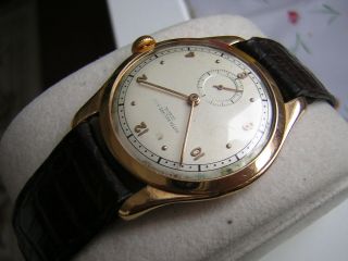 Vintage Patek Philippe 18k Pink Gold Case Circa 1950 Wristwatch 2