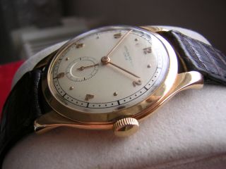 Vintage Patek Philippe 18k Pink Gold Case Circa 1950 Wristwatch 5