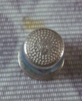 Gabler Brothers Sterling Silver and Enamel Thimble Germany Size 7 5