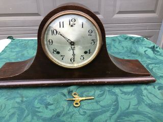Antique Vintage Sessions Chiming 8 - Day Mantle Clock W Key
