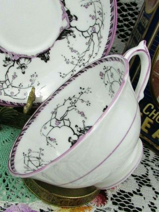 STAR PARAGON ARCADIA PURPLE COURTING COUPLES TEA CUP AND SAUCER 5