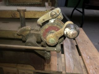 Antique Van Berkel ' s US Slicing Machine Hand Crank Flywheel Deli Meat Slicer 2