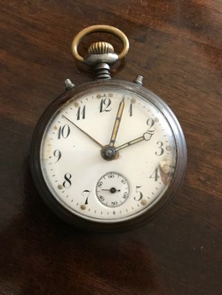 Vintage Alarm Pocket Watch
