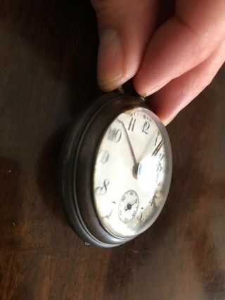 vintage Alarm pocket watch 4