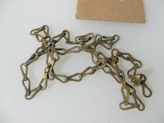 Vintage Brass Lighting Chain Hanger Loop Chandelier Light Antique Old 113 "