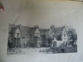 1852 Ancient Halls Of Lancashire By Rimmer Peel Ordsall Wardley Salmesbury