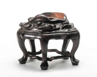 A Fine Chinese Antique/vintage Rosewood Stand/base