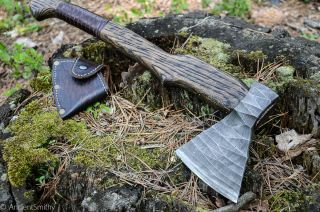 Battle Axe Hand Forged Viking Axe Ancient Medieval husband gift 2