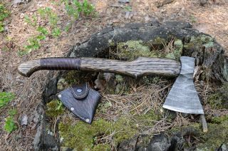 Battle Axe Hand Forged Viking Axe Ancient Medieval husband gift 3