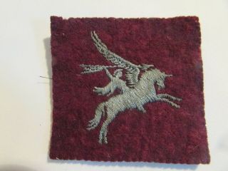 Vintage Canadian Airborne Pegasus Wool & Embroidered Patch 2
