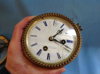Very Fine Antique 19th Century French Paris De Labroue Clock Movement & Pendulum 7